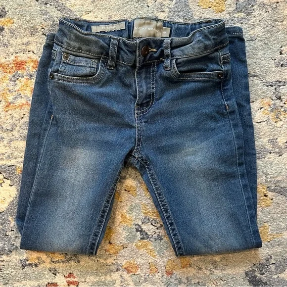 Lucky Brand Girl’s Zoe Blue Jeans Size 8 - Picture 4 of 7